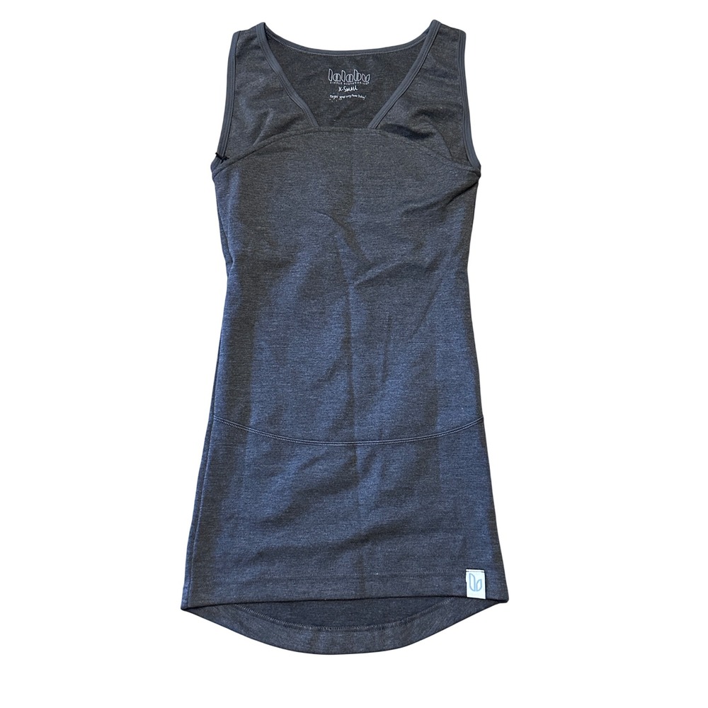 Lalabu Soothe‎ Shirt Tank Top Charcoal Gray XS